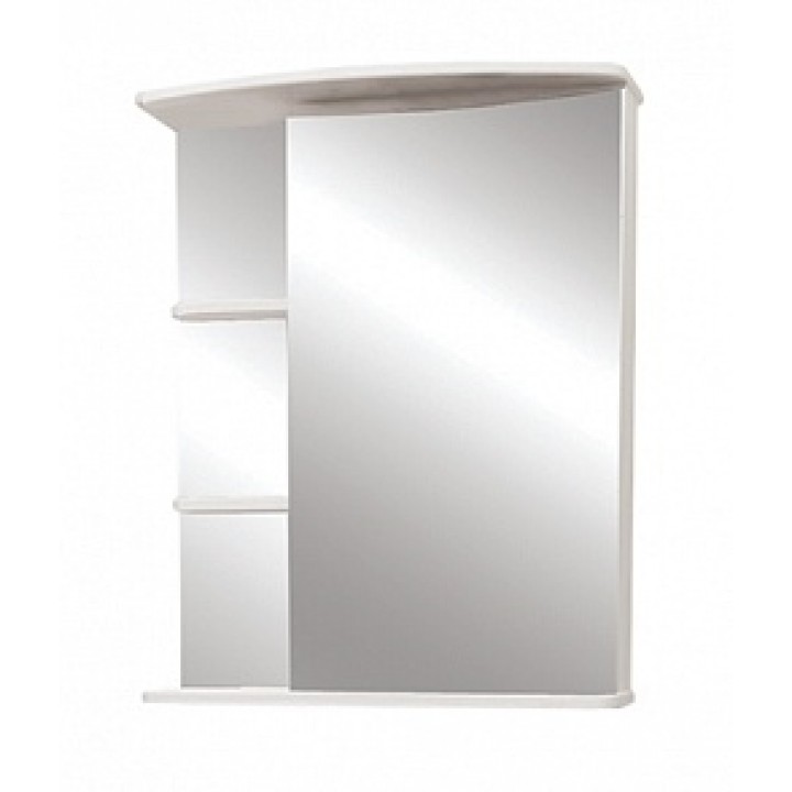 Зеркало-шкаф "Керса 02" 65 см зеркало справа белое 7655