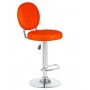 3260-LM MOLLY, цвет сиденья оранжевый, цвет основания хром