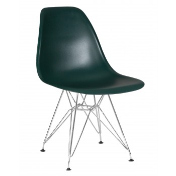 638APP-LMZL DSR, цвет сиденья тёмно-зеленый (G-13), цвет основания хромированная сталь