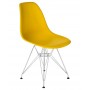 638APP-LMZL DSR, цвет сиденья желтый (Y-01), цвет основания хромированная сталь