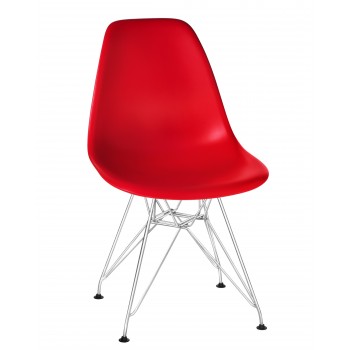 638APP-LMZL DSR, цвет сиденья красный (R-02), цвет основания хромированная сталь