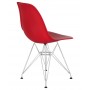 638APP-LMZL DSR, цвет сиденья красный (R-02), цвет основания хромированная сталь