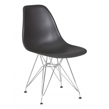 638APP-LMZL DSR, цвет сиденья тёмно-серый (GR-04), цвет основания хромированная сталь