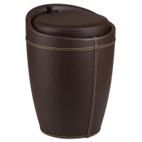 Табурет с местом для хранения LM-1100HPVC (коричневый)