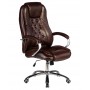 Офисное кресло для руководителей DOBRIN MILLARD (коричневый)