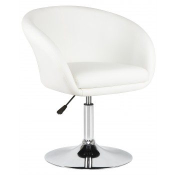 Кресло дизайнерское DOBRIN EDISON (белый)