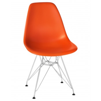 638APP-LMZL DSR, цвет сиденья оранжевый (O-02), цвет основания хромированная сталь