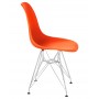 638APP-LMZL DSR, цвет сиденья оранжевый (O-02), цвет основания хромированная сталь