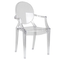 Стул обеденный DOBRIN LOUIS GHOST (цвет прозрачный)