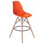 638GPP-LMZL DSW BAR, цвет сиденья оранжевый (O-02), цвет основания светлый бук