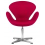Кресло дизайнерское DOBRIN SWAN (бордо ткань AF5)