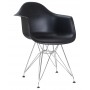 620BPP-LMZL DAW CHROME, цвет сиденья черный, цвет основания хромированная сталь