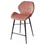 Полубарный стул MARCEL BLUVEL-52 PINK (H=65cm), велюр М-City
