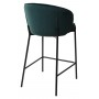 Полубарный стул WENDY BLUVEL-78 GREEN (H=65cm), велюр М-City