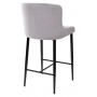Полубарный стул ARTEMIS серый, велюр G108-33 (H=65cm) М-City