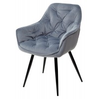Стул HOLLA BLUVEL-06 BLUE, велюр M-City