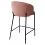 Полубарный стул WENDY BLUVEL-52 PINK (H=65cm), велюр М-City