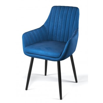 Полубарный стул Роден Premier 22 Синий, велюр (H=65cm), M-City