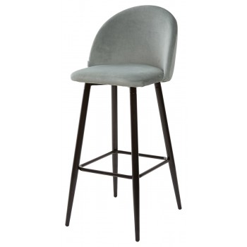 Барный стул MALIBU пудровый мятный, велюр G108-28 М-City