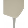 Стол ELIOT 120 GREY9 матовое стекло цвет шампань/ GREY9 каркас М-City