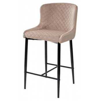 Полубарный стул ARTEMIS бежевый, велюр G108-74 (H=65cm) М-City