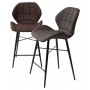 Полубарный стул MARCEL COWBOY-#104 темно-серый (H=65cm), ткань микрофибра М-City