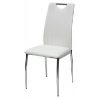 Стул COMFORT 999 PU#601B-10 белый, экокожа М-City