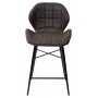 Полубарный стул MARCEL COWBOY-#104 темно-серый (H=65cm), ткань микрофибра М-City