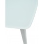 Стол ELIOT 120 FROSTED SUPER WHITE белое матовое стекло/ белый каркас М-City