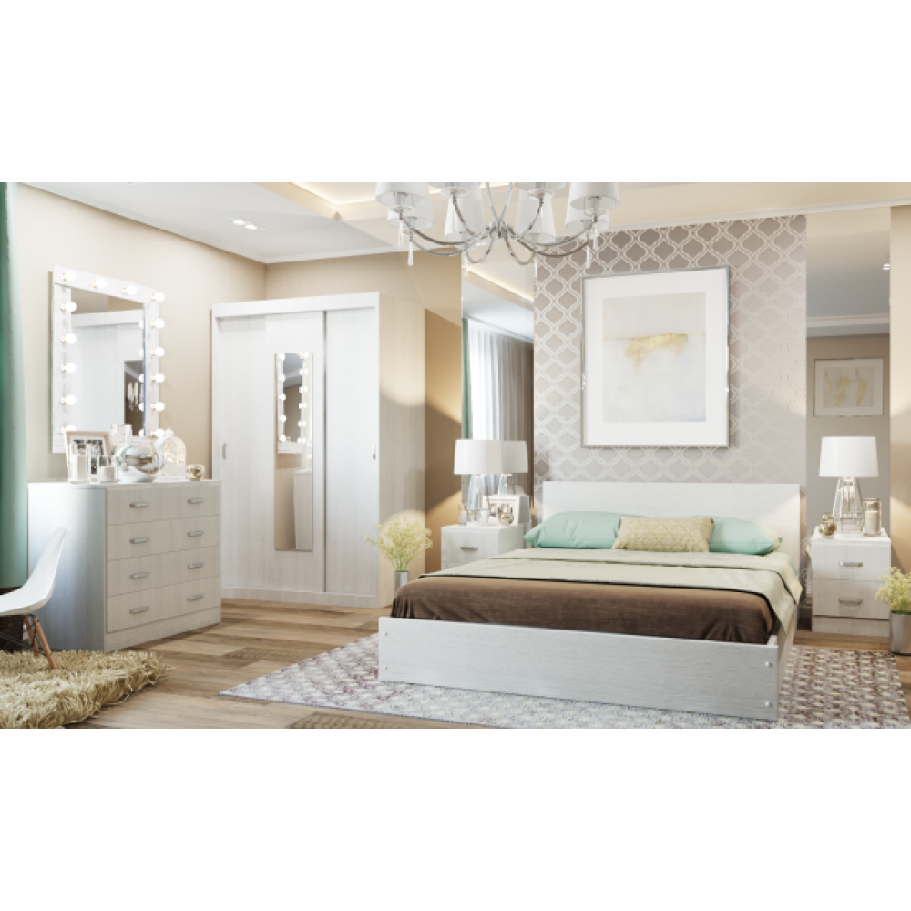 80+ интерьеров спальни с белой мебелью: плюсы и минусы, сочетание, производители,