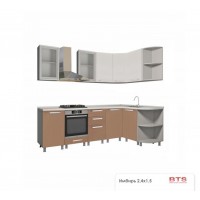 Кухня 2,4х1,5 «Имбирь»
