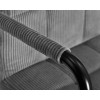 Стул барный DOBRIN KRUGER ARM BLACK, серый вельвет (LAR-E2041-25)