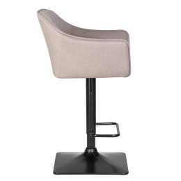 Стул барный DOBRIN RALF, светло-серый (LAR-106D-25)