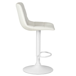 Стул барный DOBRIN TAILOR WHITE, белый PU