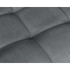 Стул барный DOBRIN KRUGER ARM BLACK, серый велюр (MJ9-75)