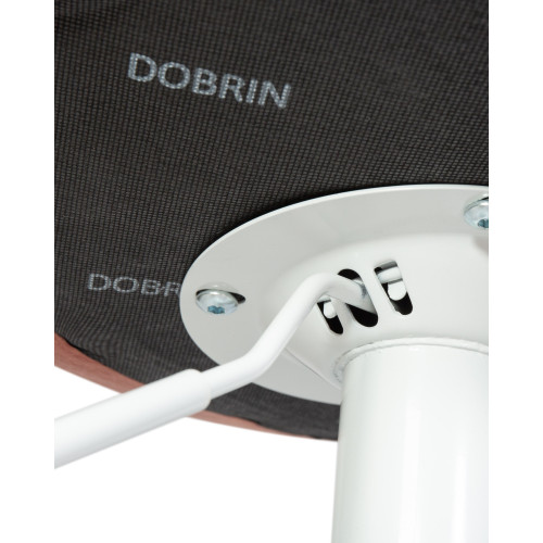 Стул барный DOBRIN TAILOR WHITE, пудрово-розовый велюр (MJ9-32)