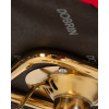 Стул барный DOBRIN CHARLY GOLD, красный велюр (MJ9-45)