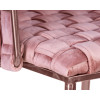 Стул барный DOBRIN EMMA ROSE GOLD, розовый велюр (VF-10)