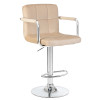 Стул барный DOBRIN KRUGER ARM, бежевый велюр (MJ9-10)