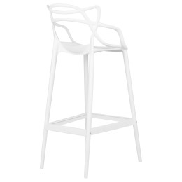 Стул барный DOBRIN MASTERS BAR, белый (W-02)