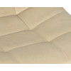 Стул барный DOBRIN TAILOR WHITE, бежевый велюр (MJ9-10)