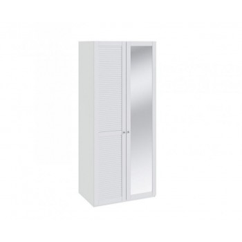 Шкаф для одежды с 1-ой глухой и 1-ой с зеркальной дверью «Ривьера» (582)