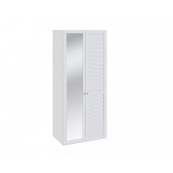 Шкаф для одежды с 1-ой глухой и 1-ой зеркальной «Ривьера» (452)