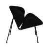 Набор 2 шт Кресло дизайнерское DOBRIN EMILY, черный ткань AF9, черное основание