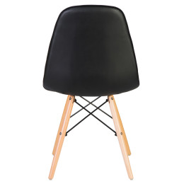 Стул обеденный DOBRIN BENNET, ножки светлый бук, чёрный