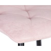 Стул обеденный DOBRIN CHILLY ROMBO, Розовый Simple 03, основание черное