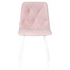 Набор 4 шт Стул обеденный DOBRIN CHILLY ROMBO, Розовый Simple 03, основание белый