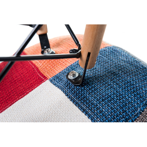 Стул обеденный DOBRIN DAW PATCHWORK, цвет сиденья мозаика