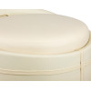 Табурет с местом для хранения LM-1100HPVC, кремовый