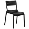 Набор 2 шт Стул обеденный DOBRIN TIM, черный (B-03)